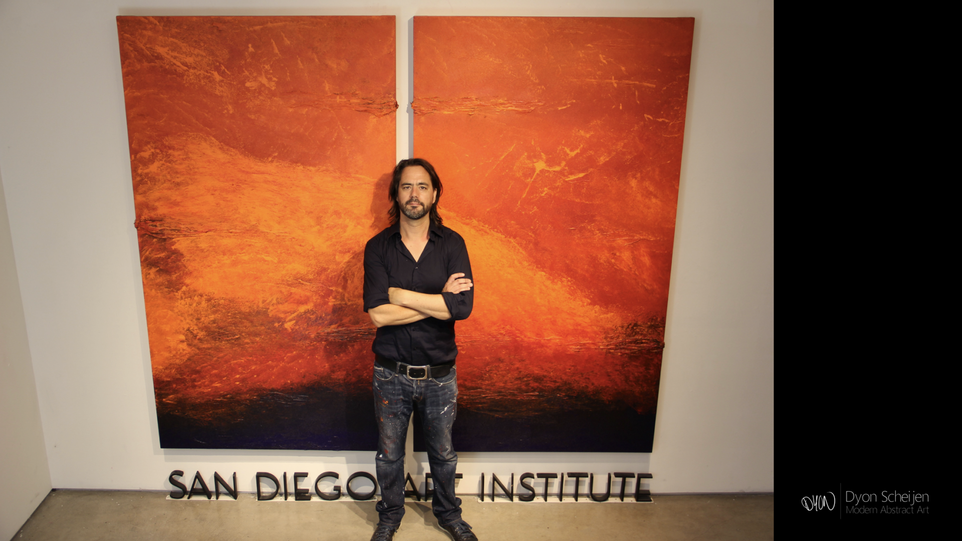 Dyon Scheijen in San Diego Art Institute - Museum of the Living Artist