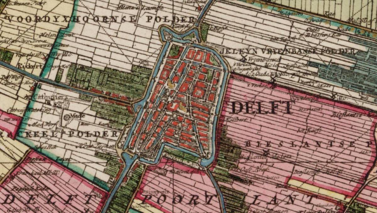 Delft - Kruikiuskaart