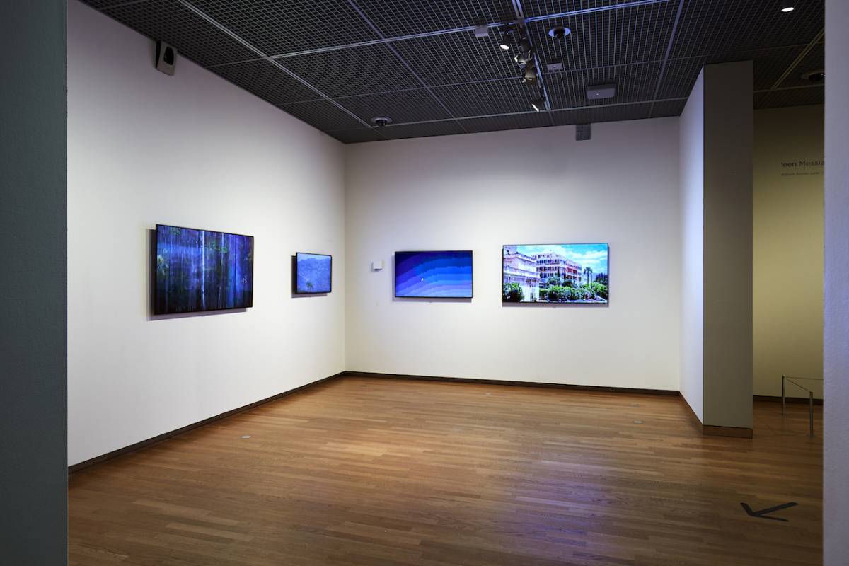 Presentatie 'Compressed Landscapes' in het Van Gogh Museum. Foto: Michael Floor