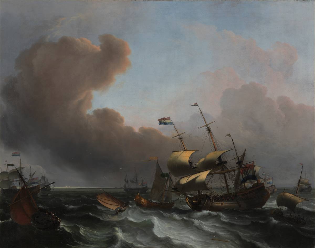 Ludolf Bakhuizen, Storm op Hollandse kust. Foto: Studio Tromp